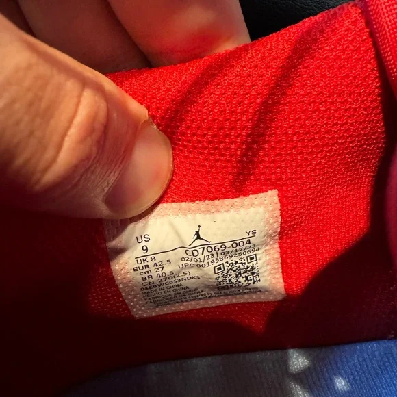 Jordan Legacy 312 Low Chicago Flag Size 9‎ Shoes Sneakers - Picture 7 of 7